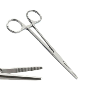 ชุดเครื่องมือผ่าตัดเล็กแบบใช้มือทำจากสแตนเลส ประกอบด้วย คีมผ่าตัดเนื้อเยื่อ คีมห้ามเลือด ที่จับเข็ม และกรรไกร - Product Image 2