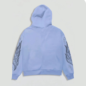 Sudadera con Capucha Negra de Algodón Grueso de Alta Calidad Personalizada Premium, Sudadera con Capucha y Logotipo Personalizado Estampado - Product Image 6