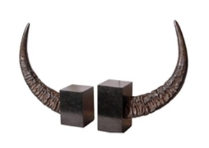 Premium Artisan-Crafted Buffalo Horn Wall Mount Polished Natural Craft for Nautical Cow Horn India Animal Theme Home Decor Decor - Product Image 2