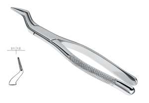 คีมถอนฟันแบบมืออาชีพ รุ่น Fig. 65 สำหรับรูปแบบอังกฤษ Upper Roots เกรดทางการแพทย์ ผลิตจากสแตนเลสสตีล - Product Image 3