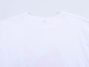 T-shirt graphique d'illustration de mode féminine 2026 blanc coupe oversize imprimé croquis artistique décontracté streetwear haut d'été HD - Product Image 4