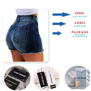 Latest Design Womens Washed Ripped High Waist Casual Street Style Fashion Denim Shorts Trendy Summer Wear Denim Shorts For Girls - Product Image 3