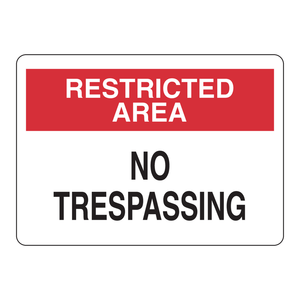 Señal de Prohibido el Acceso a Áreas Restringidas Brady para Seguridad Industrial y de Laboratorio - Product Image 2