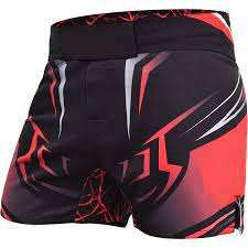 Shorts MMA noirs avec logo, Rash Guards au design unique pour le Judo – Vêtements d'arts martiaux respirants et légers en Spandex de qualité supérieure - Product Image 3