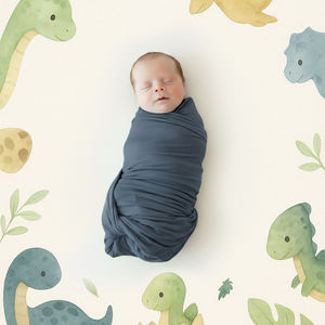 Manta Envolvente para Bebé Suave y Transpirable, 95% Algodón, 5% Bambú y 5% Elastano - Product Image 2