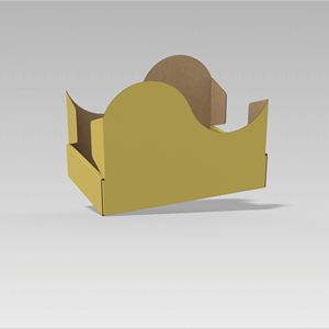 Boîte en carton ondulé personnalisée avec poignée pour l'emballage de produits alimentaires, boissons, biens de consommation, e-commerce, électronique, export. - Product Image 3