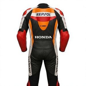 Traje de Motociclismo Unisex Zonda de Cuero Vacuno/Canguro Personalizado, Mono de Carreras de 1 Pieza con Protección de Nivel 2 CE - Product Image 2