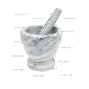 ครกบดและบดเครื่องเทศสมุนไพรหินอ่อนขนาดและรูปร่างตามสั่งเครื่องเทศ - Product Image 2