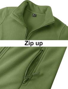 Customized Women's Winter Outdoor Embroidered Breathable Polar Fleece Reversible Heated Eco-Friendly Quick Dry Casual Jacket - Product Image 5