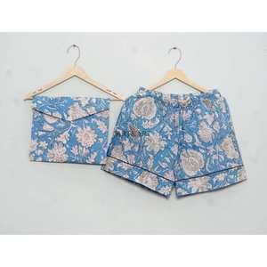 Lightweight Breathable <b>Summer</b> Short Pajama Set Cozy Warm Winter Short <b>PJs</b> with Front Logo for Colder Months - Product Image 2