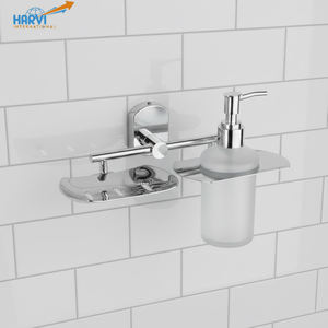 Ensemble distributeur de savon liquide mural décoratif multifonction moderne Arion Collection pour hôtel, hôpital, maison, salle de bain - Product Image 6