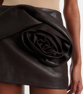 Women's Hot Leather Material Skirts With Leather Skinny Best Design Plus Size Skirts Wholesale Customized Leather Skirt - Product Image 3