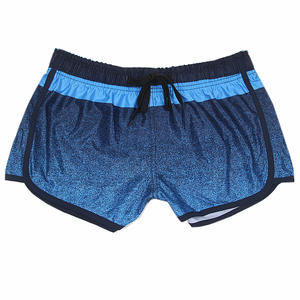 Shorts de Surf Negros Estampados para Mujer con Logotipo Personalizado al por Mayor - Product Image 5