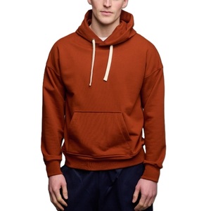 Sudadera con Capucha Extra Grande de Alta Calidad para Hombre, 100% Algodón, Diseño Cuadrado y Corto, Estilo Esencial - Product Image 5