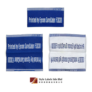 Étiquettes tissées personnalisées pour vêtements. Étiquettes en tissu personnalisées pour les produits DIY d'entreprise, idéales pour ajouter un logo aux articles en tissu - Product Image 3