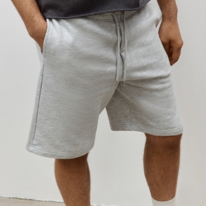 Shorts et T-shirt Athlétiques Vintage Oversize en Polyester Imprimé Personnalisé, Anti-Plis, Impression Numérique, Logo Avant, Rose Bébé, Cordon de Serrage - Product Image 5