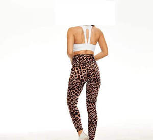 Vêtements de sport légers et respirants en Spandex/Nylon à taille haute pour un confort optimal et un contrôle de la silhouette - Product Image 2