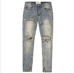 Jeans de Mezclilla para Hombre OEM, Ropa de Moda Personalizada para Venta al por Menor y al por Mayor - Product Image 5