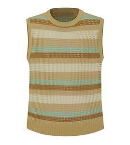 Chaleco de Punto sin Mangas, Transpirable, Mezcla de Algodón, Cuello en V, con Botones al Frente, para Hombre, Uso Diario en la Oficina - Product Image 3