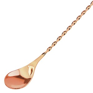 Cuillère à mélanger les boissons en acier inoxydable de qualité supérieure, manche torsadé élégant, agitateur de cocktail, outil professionnel pour l'hôtellerie - Product Image 5