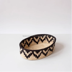 Cuenco/cesta Africana personalizada, canasta de vientre de césped Natural redondo para mar, venta al por mayor - Product Image 5