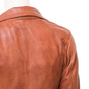 Chaqueta de Cuero para Mujer, Nueva Moda, Corte Entallado, Elegante, de Alta Calidad, Súper Suave y Cómoda para la Temporada de Otoño - Product Image 6