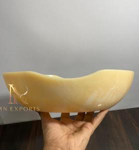 ชามเรซิ่นทำมือจาก MN EXPORTS ปลอดภัยสำหรับอาหาร เป็นมิตรกับสิ่งแวดล้อม ดีไซน์คลาสสิก ลายวนสีฟ้า สำหรับงานแต่งงาน - Product Image 5