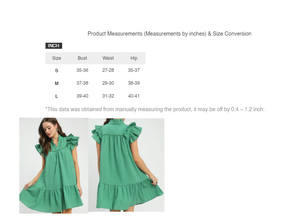 Vestido con volantes y mangas con volantes de Umgee - Product Image 6