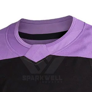 Maillot de hockey sur glace pour homme, durable et respirant, avec logo frontal, 100 % polyester, idéal pour les entraînements sportifs et l'utilisation sur la patinoire - Product Image 4