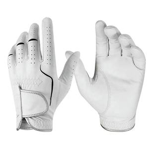 Gants de golf sportifs en cuir véritable légers et antidérapants pour hommes et femmes, avec logo de marque personnalisé - Product Image 5