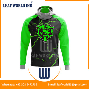 Maillot de football américain 7v7 personnalisé Pure Youth, sublimation intégrale, respirant, compression, col en V, streetwear d'hiver, motif tête de mort - Product Image 2