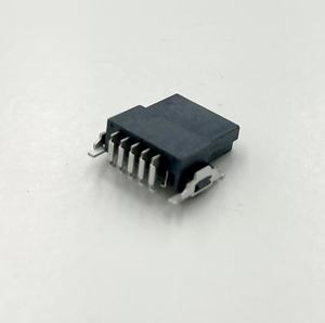 Conector SMT de doble fila, cabezal de 2x5 pines con placa de paso de 1,27mm a conector de placa, Uso automotriz/industrial, negro - Product Image 4