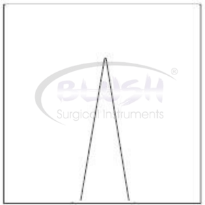 Pinzas Akahoshi Prechopper Hard Nucleus Angled de Titanio para Cirugía Oftálmica de Cataratas de Blush Surgical - Product Image 6