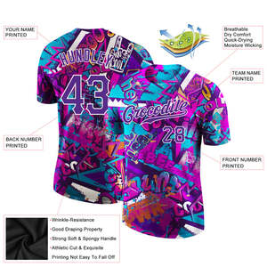 Professional Sublimation Shirts Color Retention Lightweight 100% Polyester Fabric Moisture-Wicking UV Protection Breathable - Product Image 5