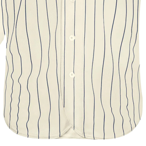 Men Neutral Navy Pinstripe Light Blue Navy Baseball Jersey Button Front Team Shirt Performance <b>Athletic</b> Practice Game Uniform - Product Image 6