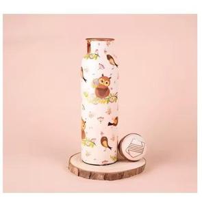 ชุดขวดน้ำทองแดงลายดอกไม้โบราณ Mughal Garden พร้อมแก้วคู่ - Product Image 3