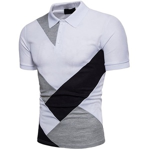 2025 vente en gros 100% coton hommes polo de golf t-shirts brodés Logo personnalisé à manches courtes conception personnalisée t-shirt personnalisé OEM - Product Image 1