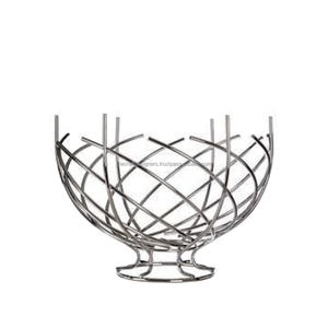 Cesta de frutas de estilo moderno Base de estilo Pedestal Alambre de acero inoxidable Mesa decorativa de cesta de mango y plátano de manzana creativa - Product Image 1