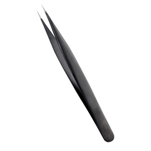 Pinzas para Pestañas de Alta Calidad, Rectas y Puntiagudas en Color Negro Belleza de Gray Rocks - Product Image 2