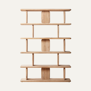 Librería Moderna de Madera Maciza para Muebles de Sala de Estar - Product Image 3