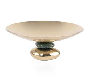Latest Arrival Excellent Quality Eco-Friendly Food Grade Metal <b>Cake</b> Serving <b>Stand</b> Golden Finish <b>Marble</b> Base Pastries Cupcakes - Product Image 1
