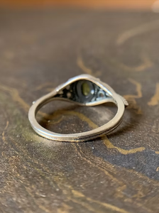 <b>Dainty</b> Peridot Gemstone Statement <b>Ring</b> 925 Sterling Silver Handmade Filigree Boho Jewelry For Every Occasions - Product Image 3