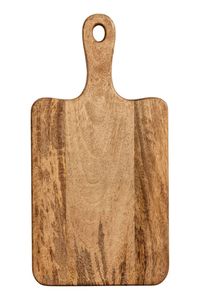 Planche à découper en bois de forme rectangulaire avec poignée, planche à découper de cuisine - Product Image 4