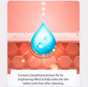 Gel Douche Exfoliant Coréen au Glutathion et BHA – Éclaircissant, Hydratant, Soin des Pores, Peau Lisse - Product Image 3