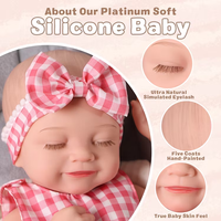 Poupées Reborn Babeside 16 pouces en silicone platine, bébés réalistes, nouveau-né fille, livraison rapide, prix d'usine