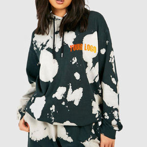 Sweat-shirt à capuche en polaire uni pour femme 2026, manches longues, coupe oversize, brodé, style décontracté streetwear - Product Image 4