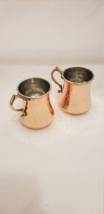 High Quality Pure Copper <b>Mug</b> Handle Modern Luxury Design <b>Large</b> Capacity Durable Different Sizes Wine Party-Perfect Drinkware - Product Image 3