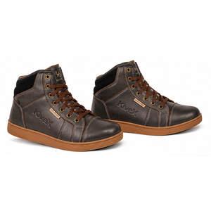 Botas de Motocicleta de Cuero Genuino para Hombre, Botas de Carreras de Caña Alta con Cordones, Personalizadas OEM, para Primavera, Verano, Otoño e Invierno, Kivex Sports - Product Image 1
