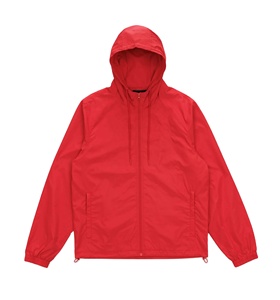 Chaqueta Cortavientos de Nailon Ligera y Resistente al Agua para Hombre, Personalizable, con Capucha - Product Image 1