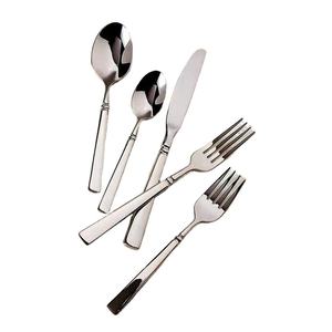 Juego de Cubiertos de acero inoxidable con diseño clásico pulido con espejo Material inoxidable con espejo Duradero Comedor diario Ocasiones especiales - Product Image 1